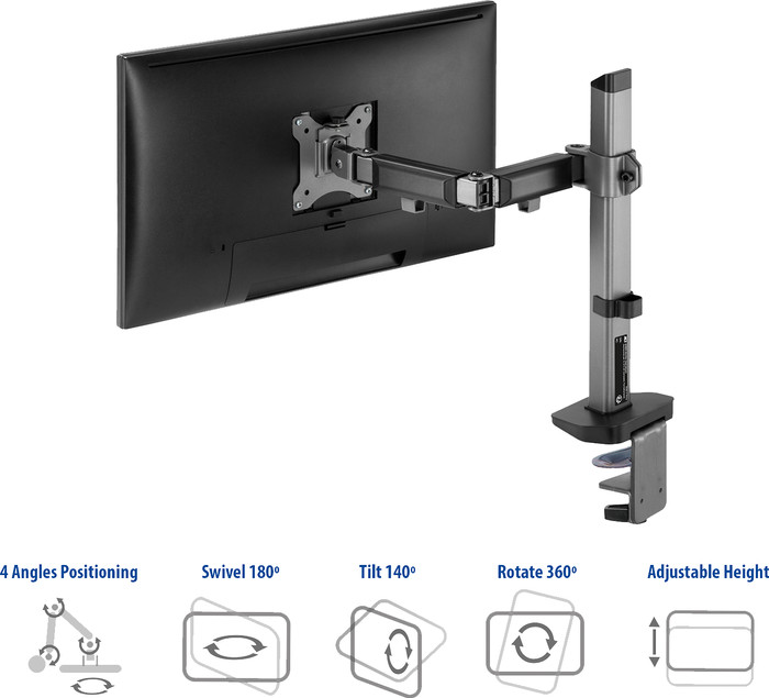 ACT AC8335 Monitorarm 1 Scherm null