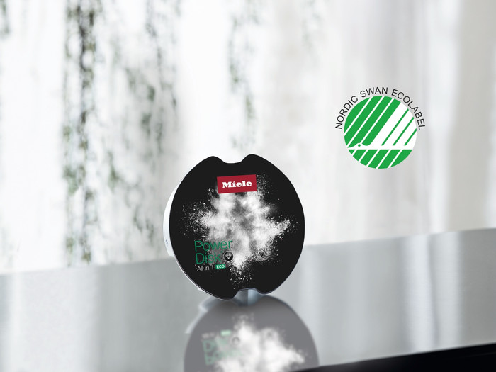 Miele PowerDisk All in 1 Eco - voorraadset (6 st) product in gebruik