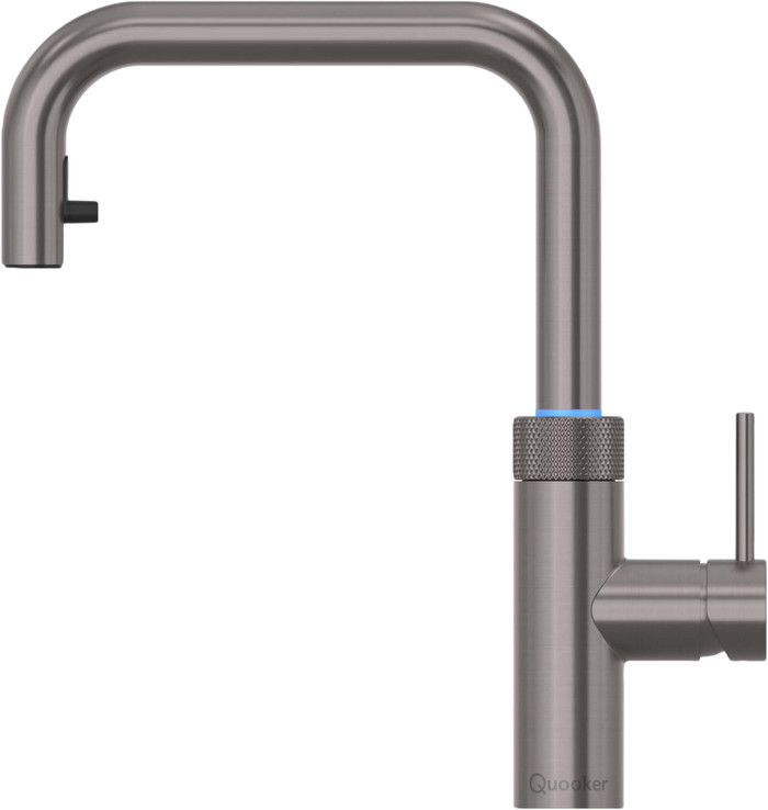 Quooker COMBI+ & Quooker Flex Square Gunmetal voorkant