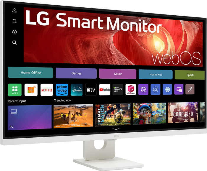 LG Smart Monitor 32U721SA-W voorkant