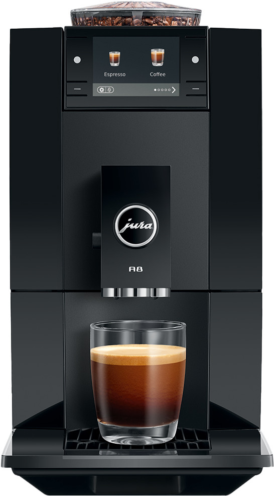 JURA A8 Piano Black (EA) voorkant