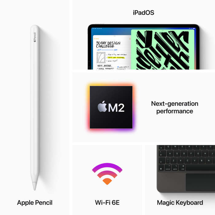 Apple iPad Pro (2022) 11 inch 2TB Wifi + 5G Zilver null