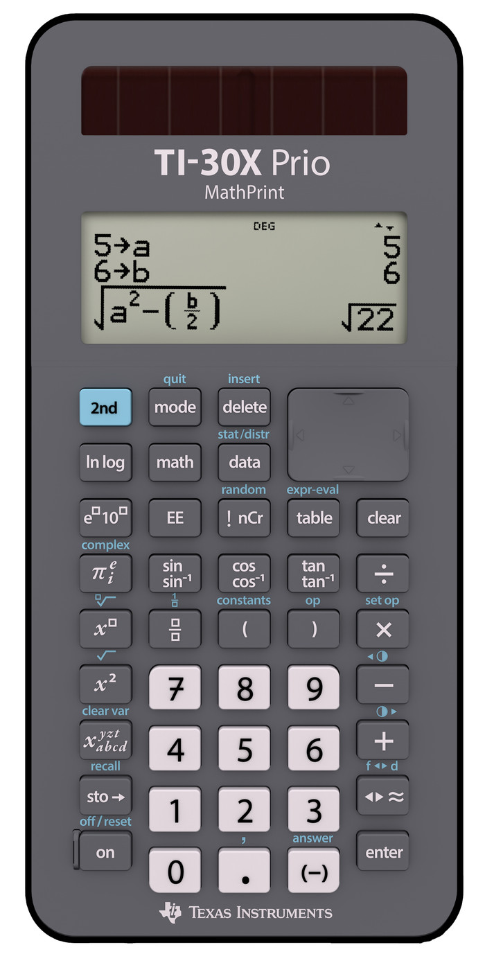Texas Instruments CTI-30X Pro Mathprint FC Rekenmachine Main Image