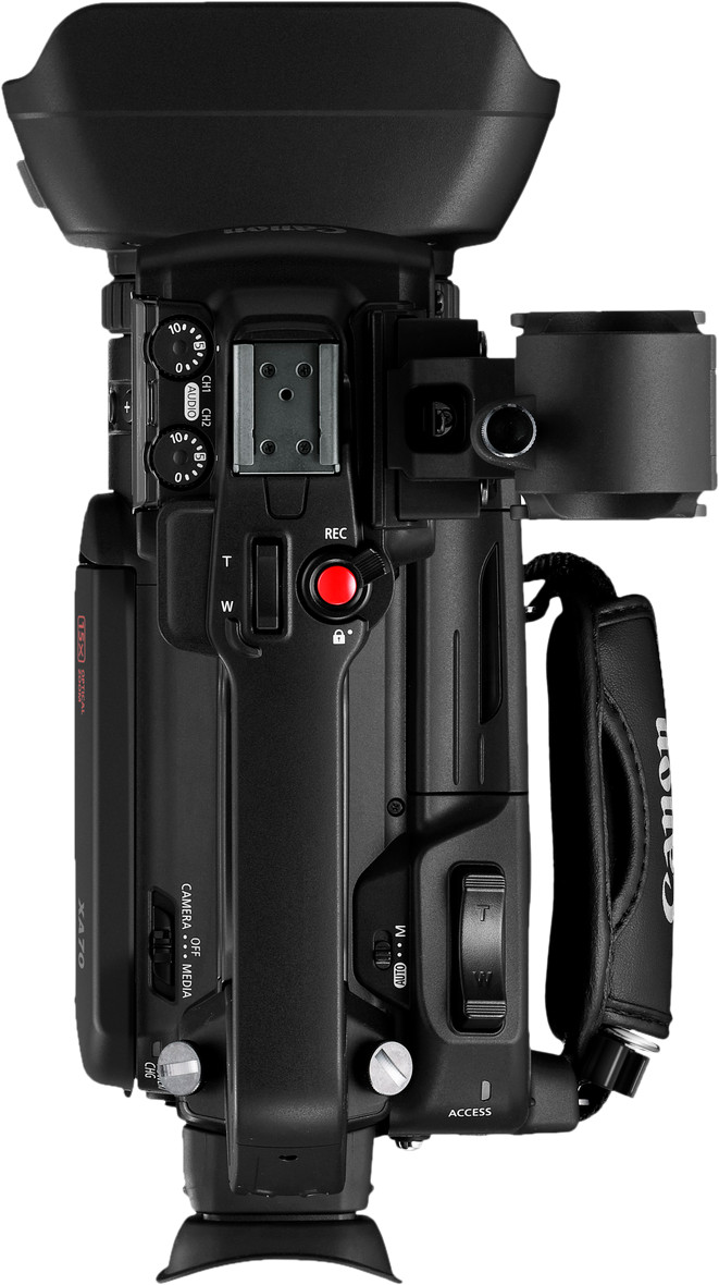 Canon XA70 bovenkant