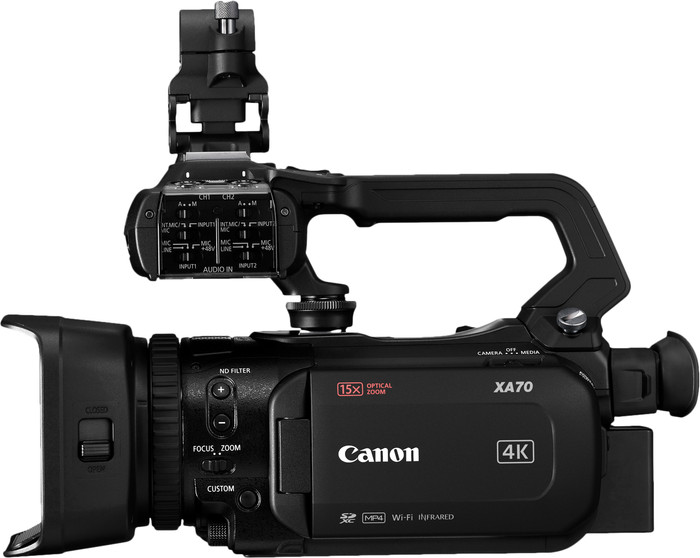 Canon XA70 linkerkant