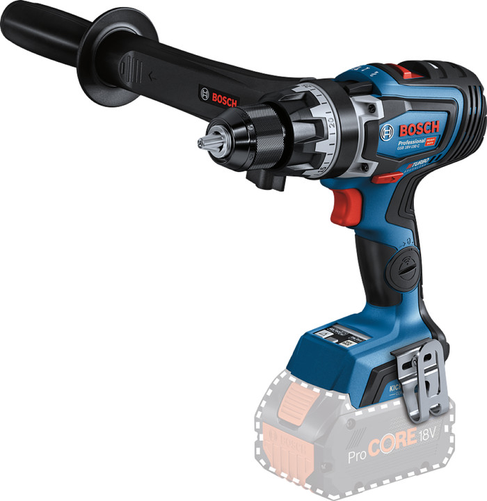 Bosch Professional GSR 18V-150 C 5,0 Ah GBA Accu Starterspakket voorkant
