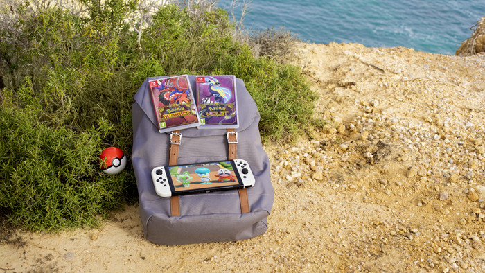 Pokémon Violet Nintendo Switch product in use