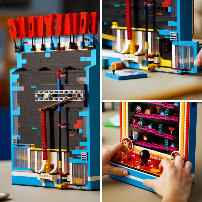 LEGO Super Mario Donkey Kong Arcadekast 72051 detail