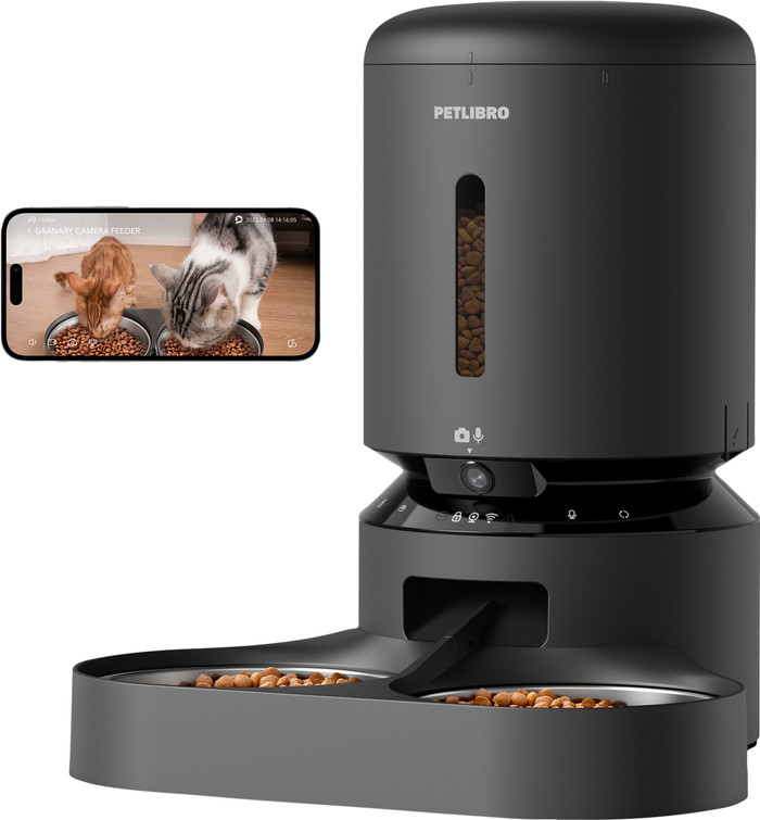 Petlibro Automatische Voerbak met Camera dual PLAF203 Zwart Main Image