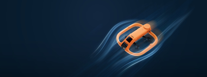 HOVERAir Aqua Basic Combo product in gebruik