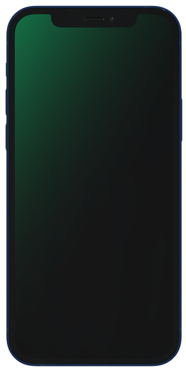 Refurbished iPhone 12 mini 64GB Blauw (Licht gebruikt) voorkant