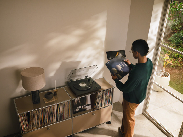 Sony PS-LX5BT Zwart product in gebruik