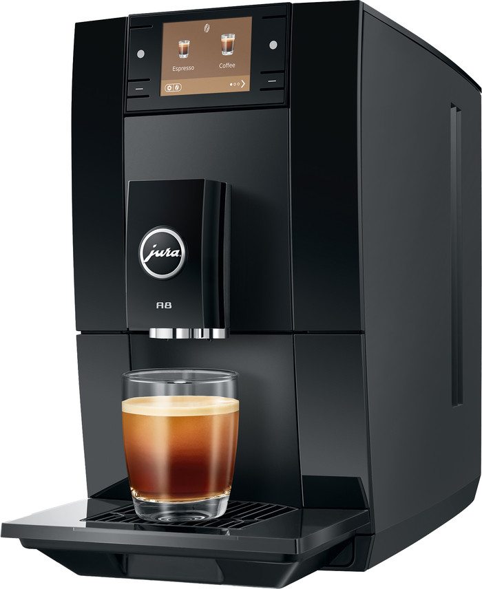 JURA A8 Piano Black (EA) rechterkant