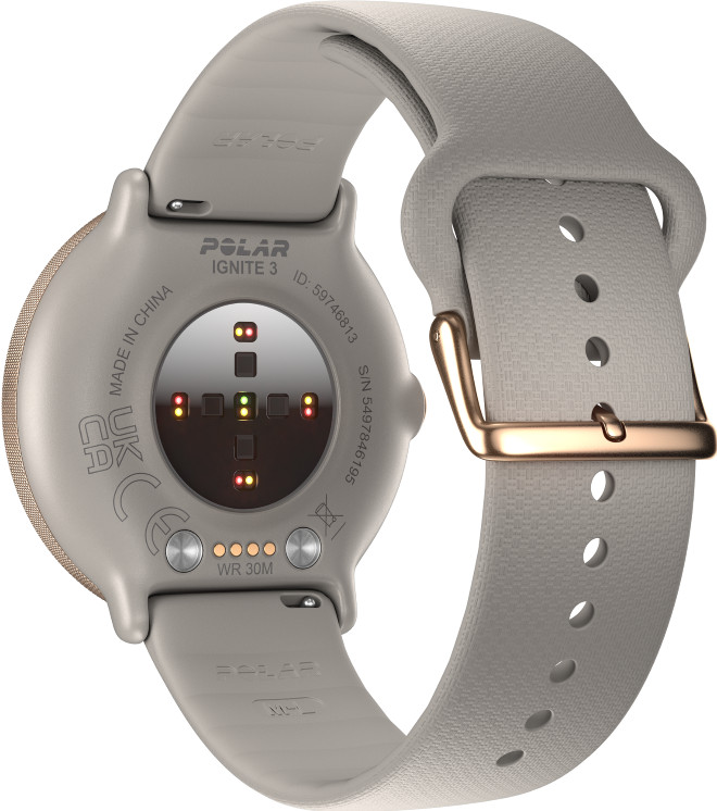 Polar Ignite 3 Crème achterkant