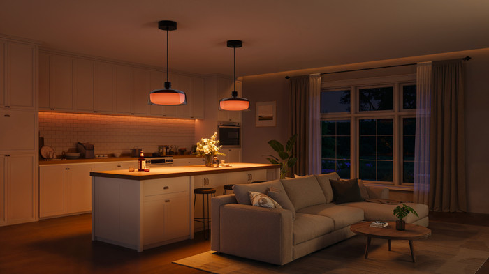 Govee Pendant Light product in gebruik