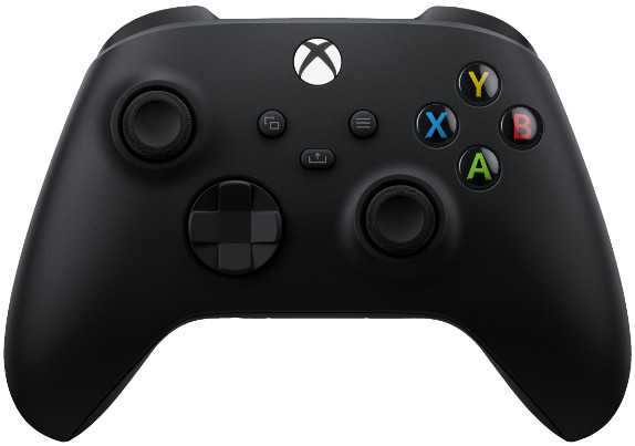 Microsoft Xbox Series X und S Wireless Controller Carbon Schwarz Main Image