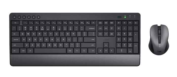 Trust Trezo Comfort Draadloze Toetsenbord- en Muisset Azerty Main Image