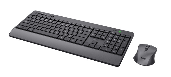 Trust Trezo Comfort Draadloze Toetsenbord- en Muisset Azerty null