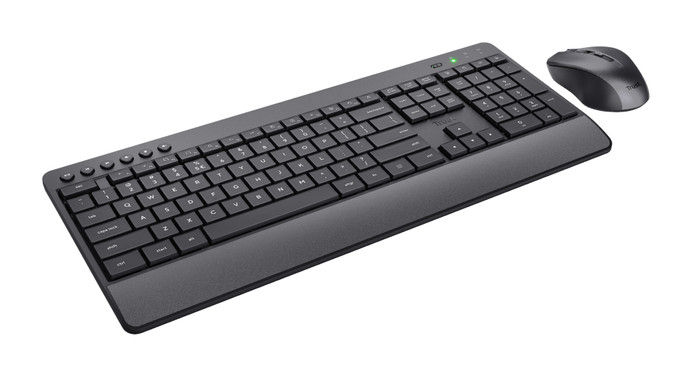 Trust Trezo Comfort Draadloze Toetsenbord- en Muisset Azerty null