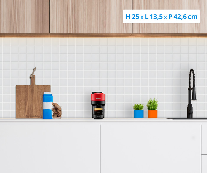 Krups Nespresso Vertuo Pop XN9205 Rouge Piment + Mousseur à Lait null