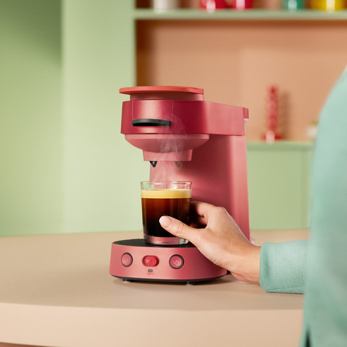 Philips koffiepadmachine Senseo Vibe CSA225/90 product in gebruik