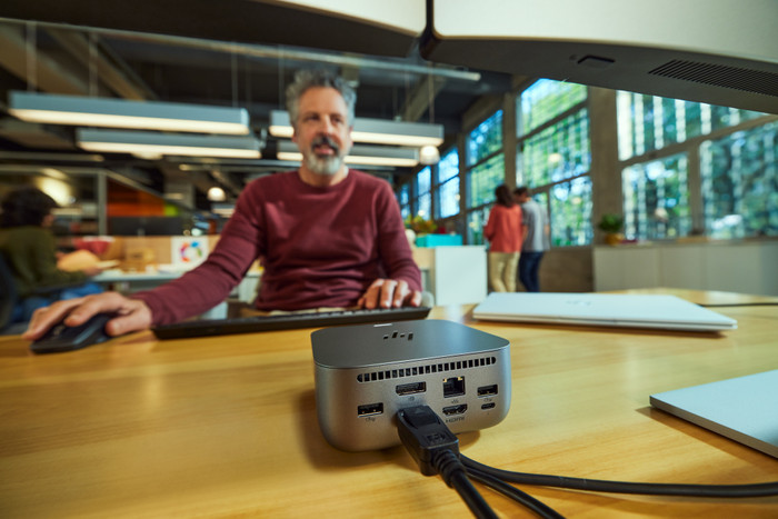 HP Thunderbolt 4 100W G6 Dock product in gebruik