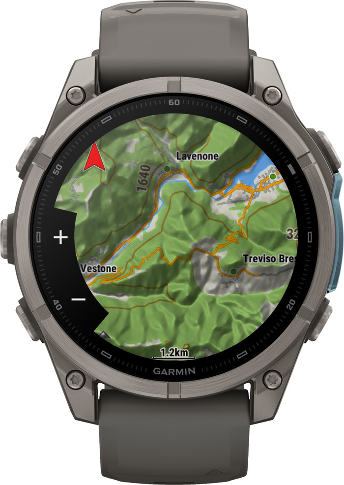Garmin Fenix 9 Grijs 47mm voorkant