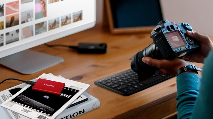 Samsung T7 Portable SSD 1TB Grijs visual leverancier
