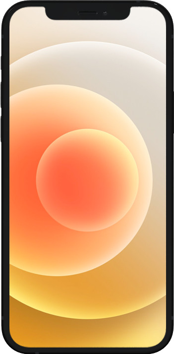 Refurbished iPhone 12 mini 64GB Wit (Licht gebruikt) voorkant
