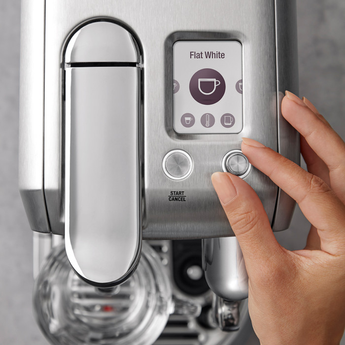 Sage Nespresso Creatista Plus SNE800BSS Stainless Steel product in gebruik
