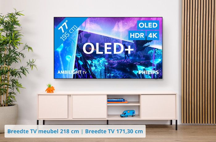Philips Ambilight 77" OLED951 (2026) visual Coolblue 1