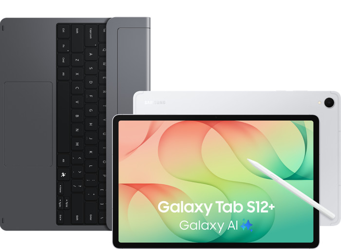 Samsung Galaxy Tab S12 Plus 12,6 inch 256GB Wifi Zilver + Toetsenbord QWERTY Main Image
