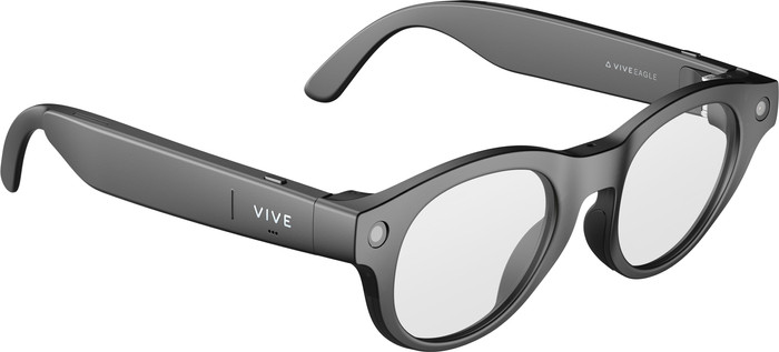 HTC VIVE Eagle AI Bril Photochromic Rond Zwart linkerkant