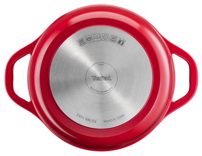 Tefal Air Lichte Braadpan 24 cm Rood null