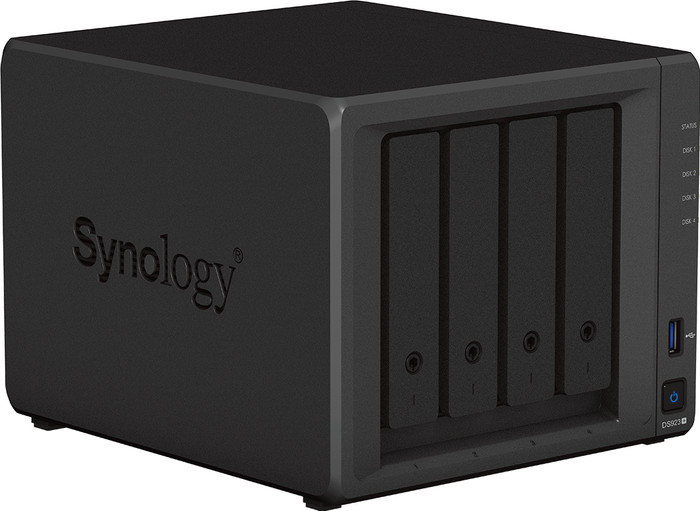 Synology DS923+ + 4x 8TB Seagate Ironwolf rechterkant
