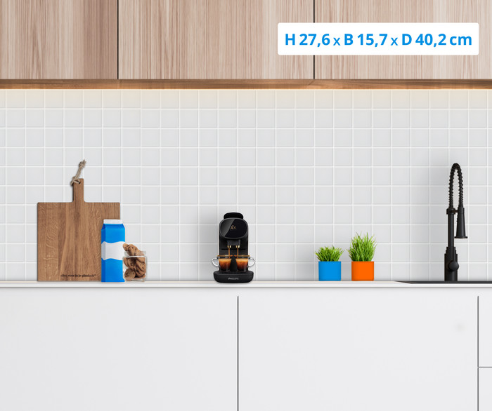 Philips L'OR Barista Sublime LM9012/03 Blanc avec 30 capsules visuel Coolblue 1