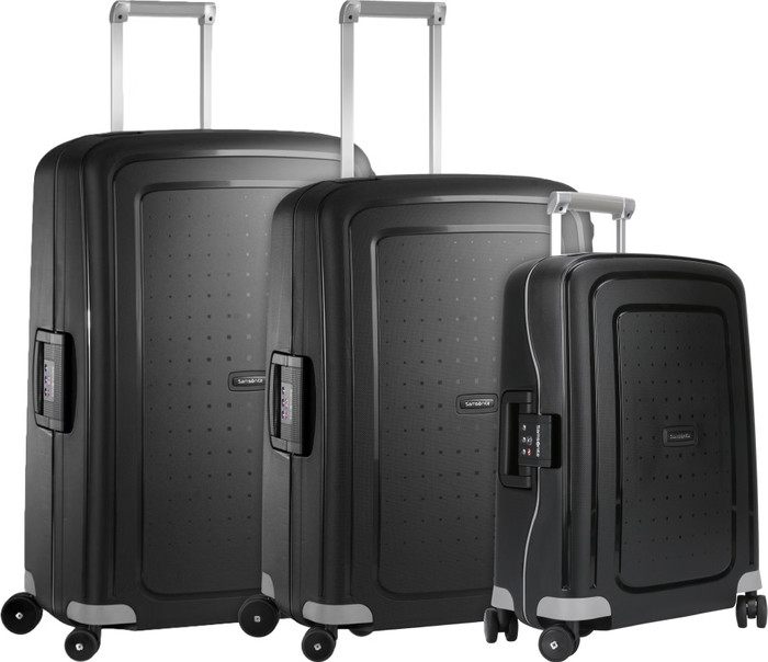Samsonite S'Cure Spinner 75 + 69 + 55 cm Black Kofferset Main Image
