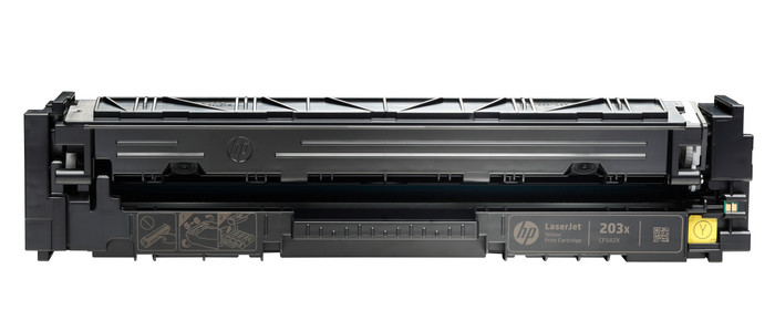 HP 203X LaserJet Toner Geel (Hoge Capaciteit) voorkant