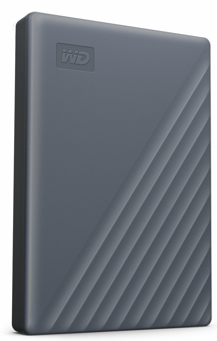 WD My Passport for Mac Type C 2TB Blue - Duo Pack left side