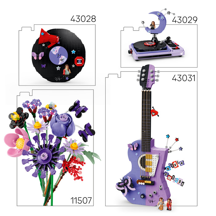 LEGO Editions Olivia Rodrigo's Geheime Opbergplek 43030 detail