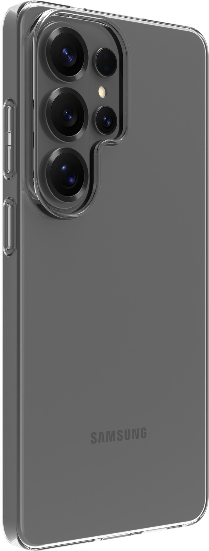 BlueBuilt Samsung Galaxy S26 Ultra Back Cover Transparant rechterkant