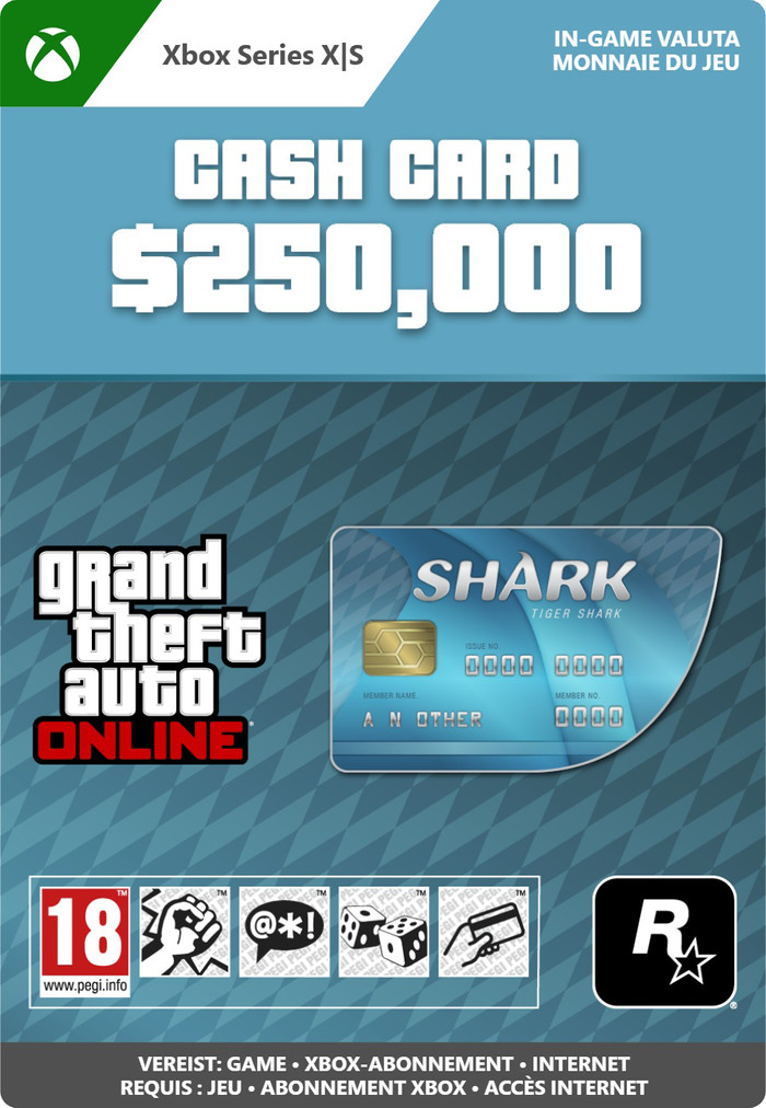 GTA Online: Tiger Shark Cash Card Xbox Series X|S - Digitaal Main Image