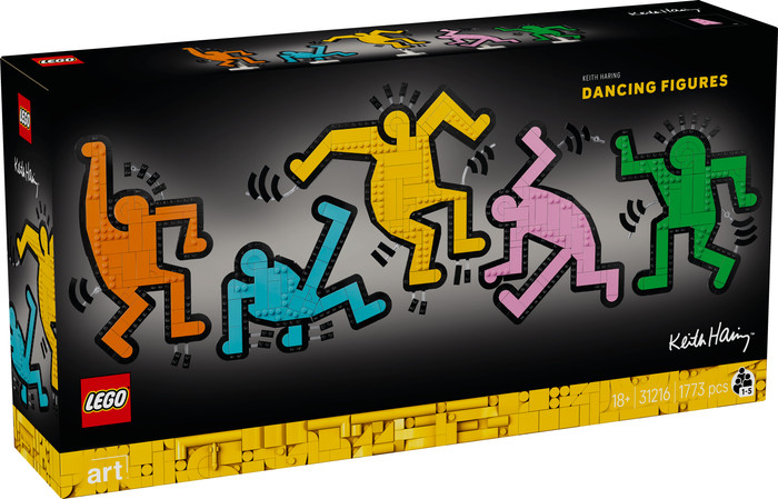 LEGO Art Keith Haring Dansende Figuren 31216 verpakking