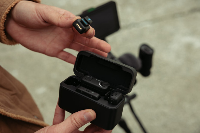 GoPro Wireless Mic Complete Kit product in gebruik