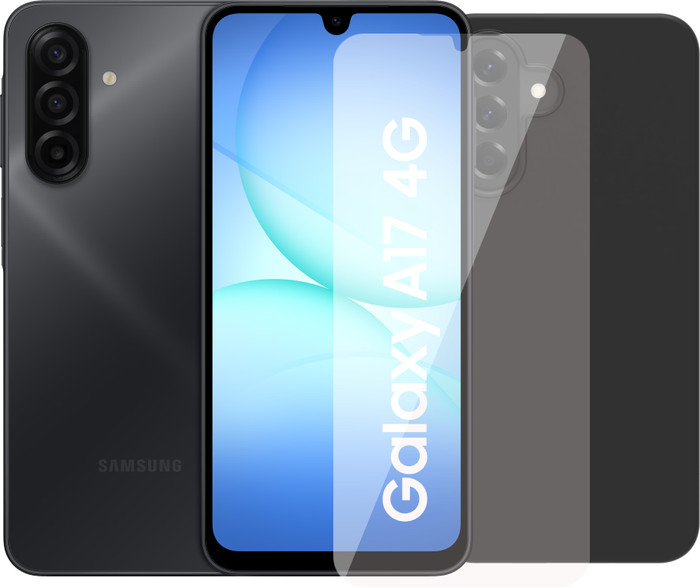 Samsung Galaxy A17 128GB Zwart 4G + Accessoirepakket Main Image