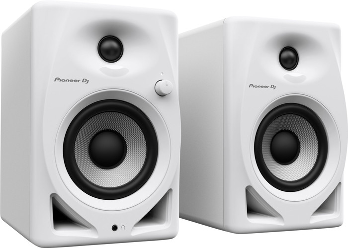 Pioneer DJ DM-40D Wit linkerkant