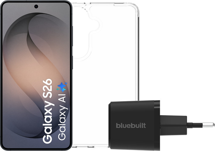 Samsung Galaxy S26 512GB Black 5G + Basic Accessory Pack Main Image