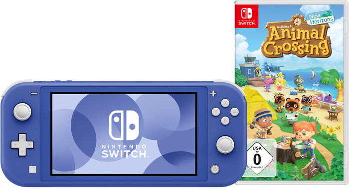 Nintendo Switch Light Blue + Animal Crossing New Horizons | Coolblue ...
