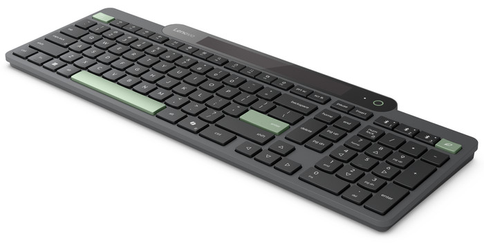 Lenovo 800 Self-Charging Bluetooth Keyboard QWERTY Black rechterkant