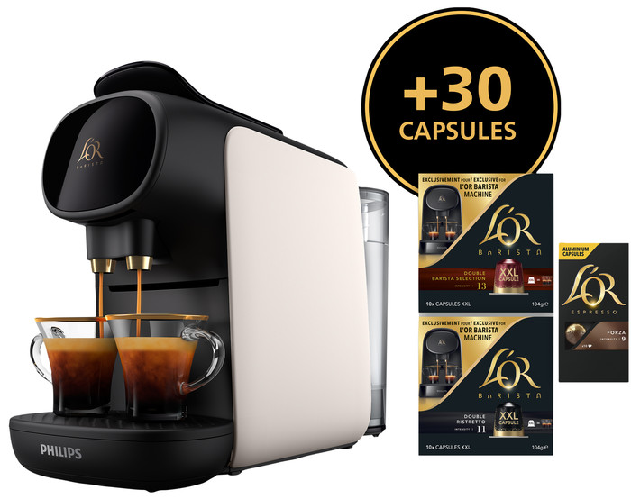 Philips L'OR Barista Sublime LM9012/03 Blanc avec 30 capsules Main Image
